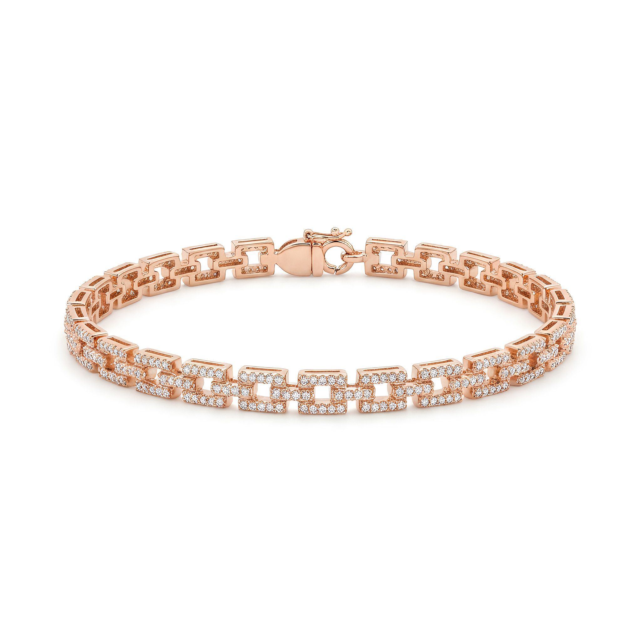 925 sterling silver Bold Link Bracelet with strong chain links, statement style, limited edition