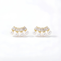 925 sterling silver Lustre Studs Earrings with pearls, timeless elegance, limited edition