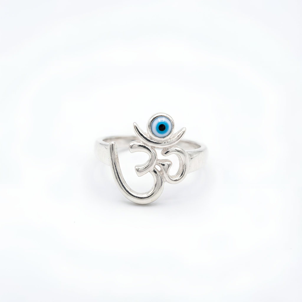 925 sterling silver Om Essence Ring, mindful minimalist design, limited edition