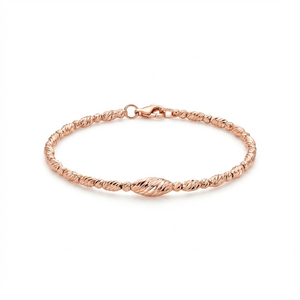 925 sterling silver Tide Rope Bracelet with braided design, adjustable fit, limited edition